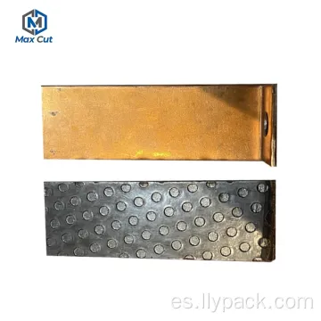 Piezas de maquinaria de impresión de flexo 106*40*2 Posicionamiento de cobre